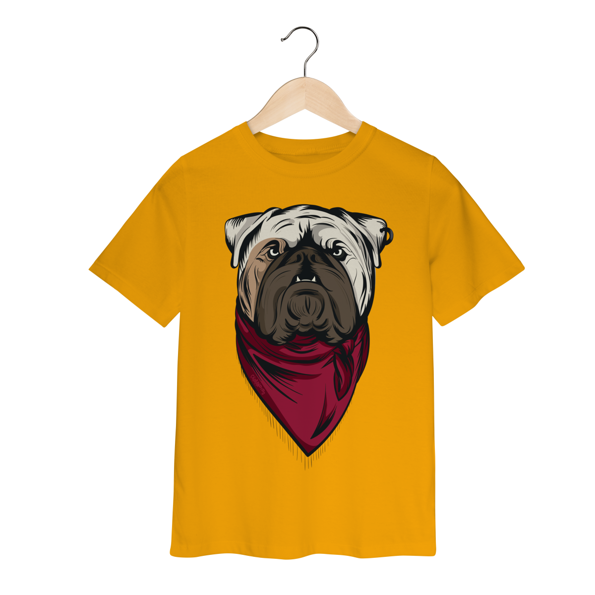 Nome do produto: Camiseta Infantil Bulldog Inglês
