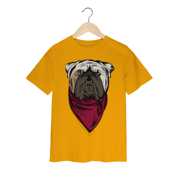 Camiseta Infantil Bulldog Inglês