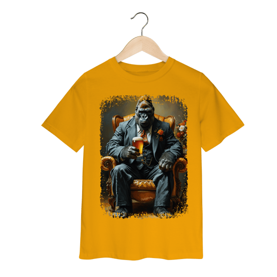 Camiseta Infantil Macaco - Modelo 7
