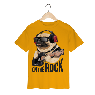 Camiseta Infantil Pug On The Rock
