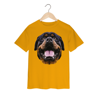 Nome do produto Camiseta Infantil Rottweiler Low Poly