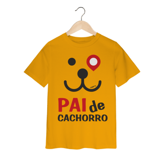Nome do produto Camiseta Infantil Pai de Cachorro