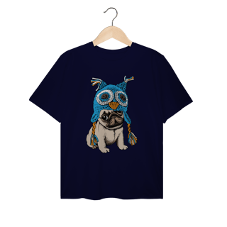 Nome do produto Camiseta Plus Size Pug Coruja