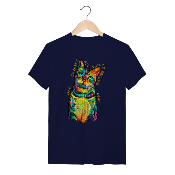 Camiseta Gato - In a Cat’s Eye