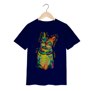 Nome do produto Camiseta Infantil Gato - In a Cat’s Eye