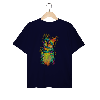 Nome do produto Camiseta Plus Size Gato - In a Cat’s Eye