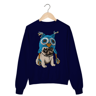 Nome do produto Moletom Blusão Pug Coruja