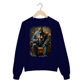 Nome do produto Moletom Blusão Macaco - Modelo 7