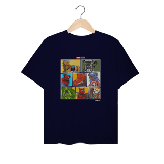 Nome do produto Camiseta Plus Size Marvel Dogs Super Heróis