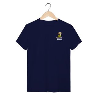 Nome do produto Camiseta Brasil Cachorrinho Futebol