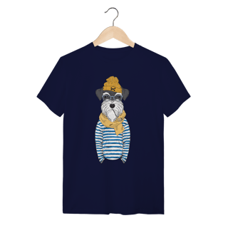 Nome do produto Camiseta Schnauzer Marinheiro