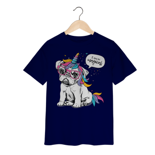 Nome do produto Camiseta Infantil Bulldog Francês Unicórnio - I am So Magical