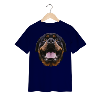 Nome do produto Camiseta Infantil Rottweiler Low Poly