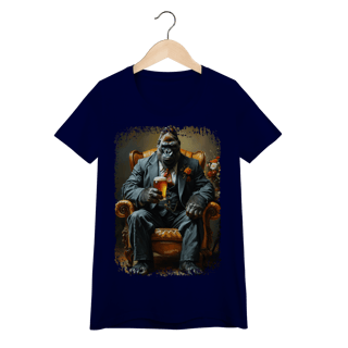 Nome do produto Camiseta Feminina Baby Look Macaco - Modelo 7