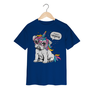 Nome do produto Camiseta Infantil Bulldog Francês Unicórnio - I am So Magical