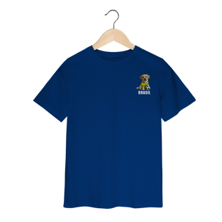 Nome do produto Camiseta Infantil Brasil Cachorrinho Futebol