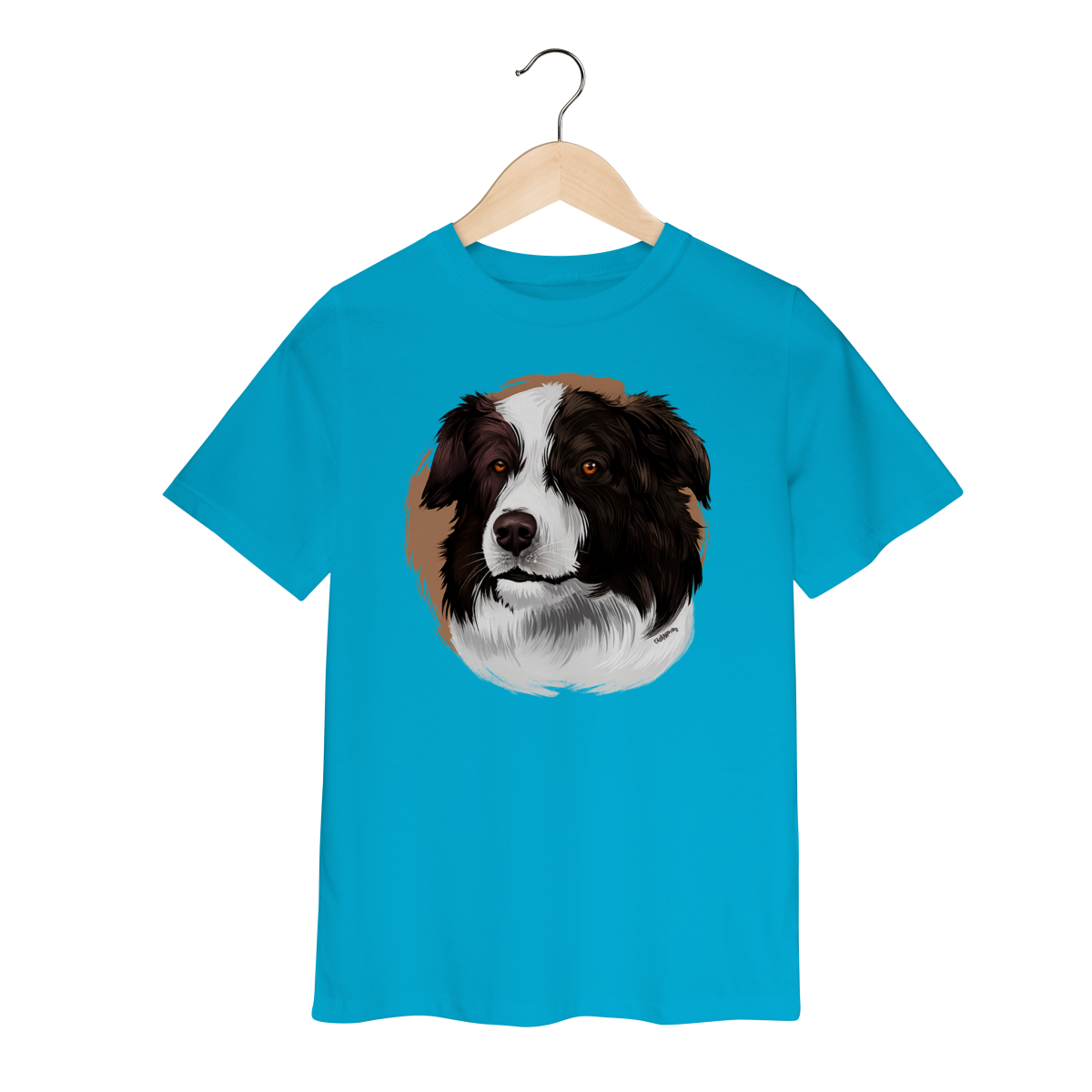 Nome do produto: Camiseta Infantil Border Collie