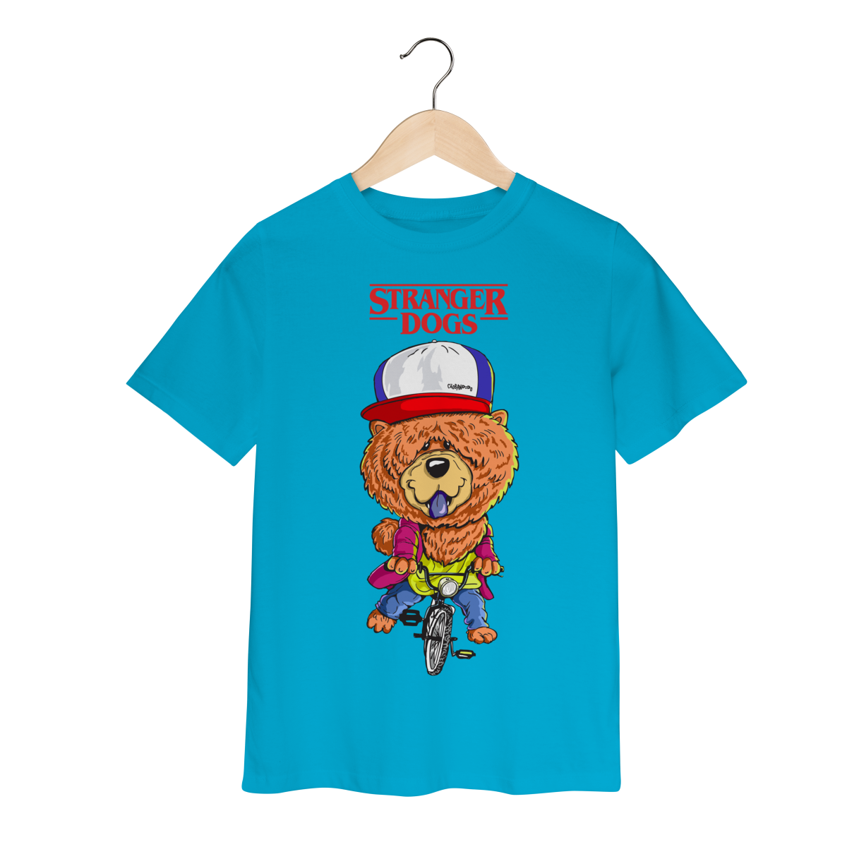 Nome do produto: Camiseta Infantil Stranger Dogs