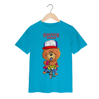Nome do produto Camiseta Infantil Stranger Dogs