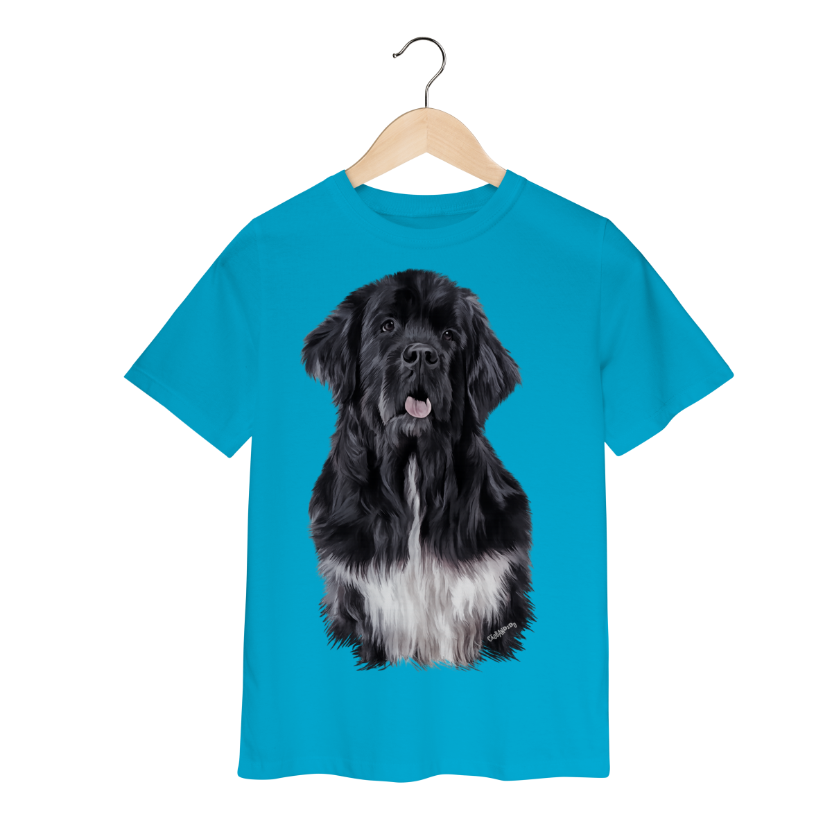 Camiseta Infantil Terra Nova Preto Realista