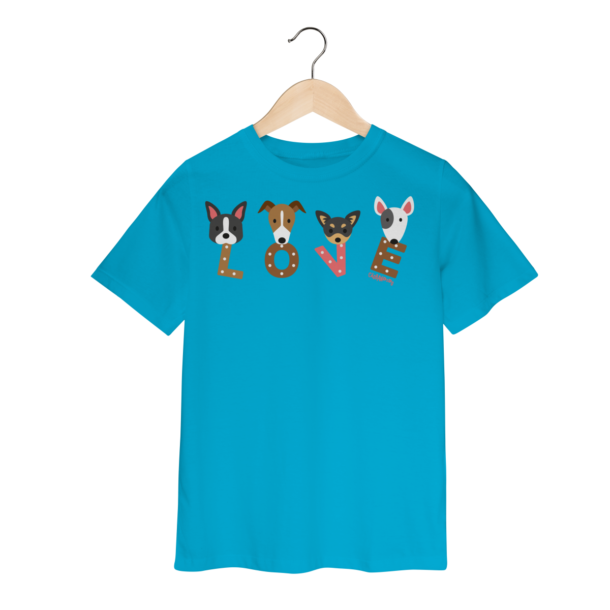 Camiseta Infantil Cachorro Love
