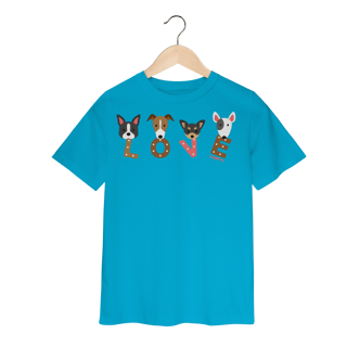 Camiseta Infantil Cachorro Love