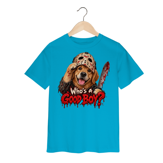 Camiseta Infantil Sexta-Feira 13 - Who's a Good Boy