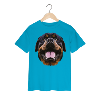 Nome do produto Camiseta Infantil Rottweiler Low Poly