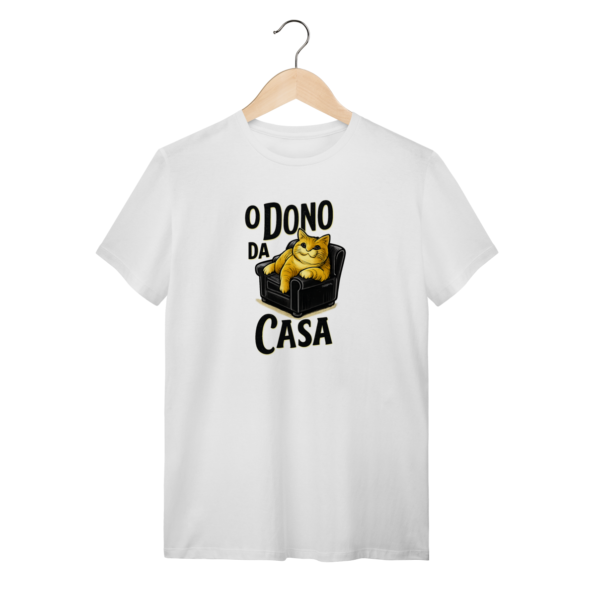 Nome do produto: Camiseta Gato - O Dono da Casa