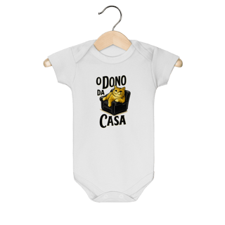 Nome do produto Body Bebê Gato - O Dono da Casa