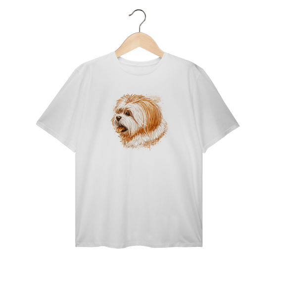 Camiseta Plus Size Lhasa Apso
