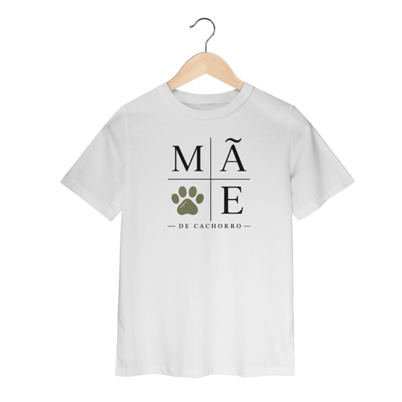 Camiseta Infantil Mãe de Cachorro - Patinha