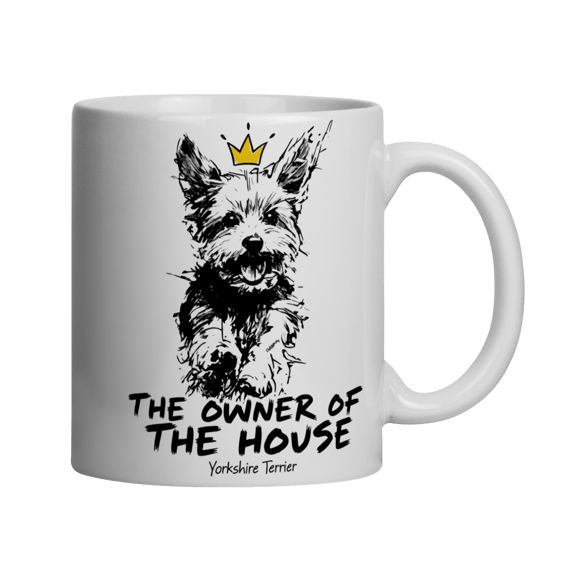 Caneca Yorkshire Terrier - The Owner Of The House