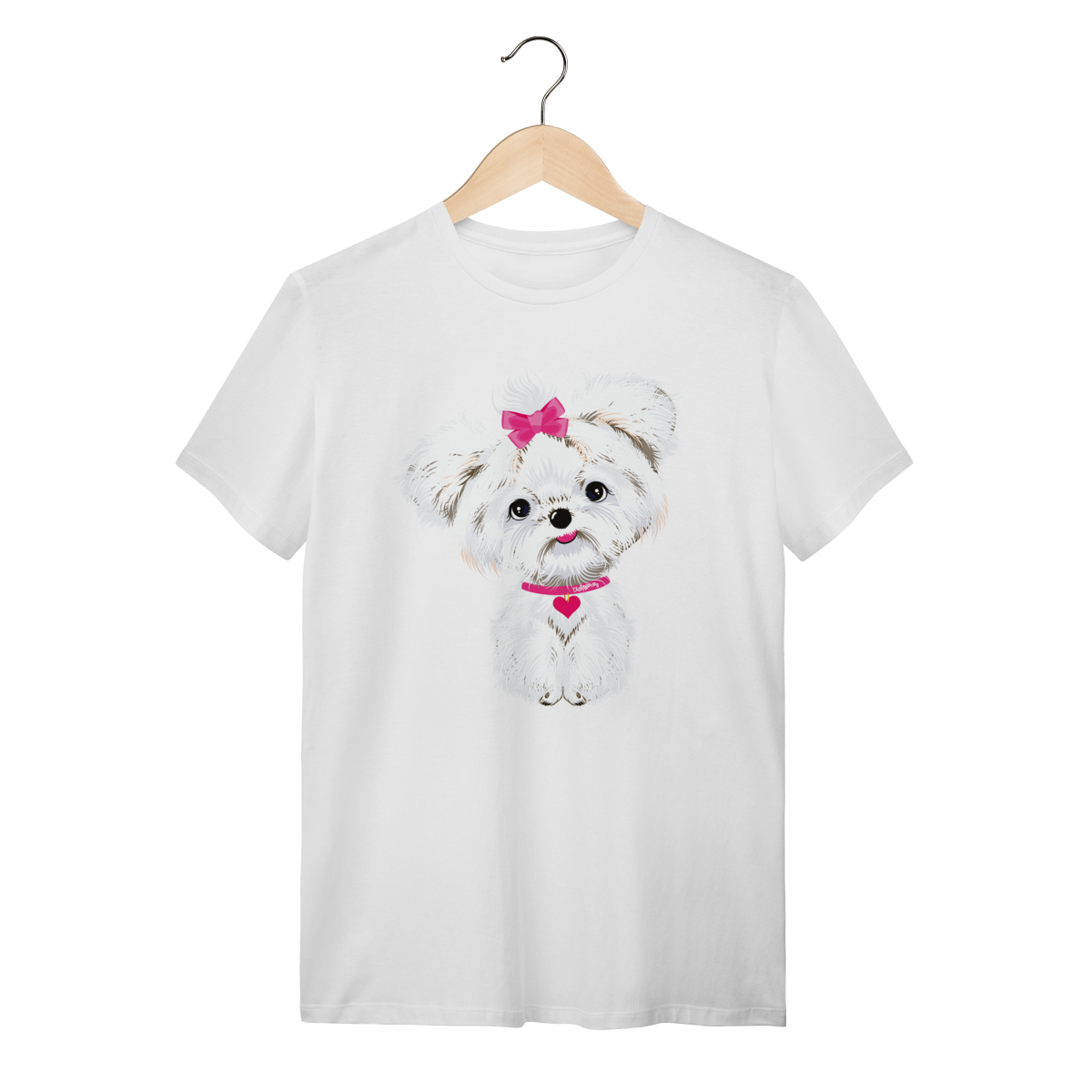 Camiseta Maltês de Lacinho