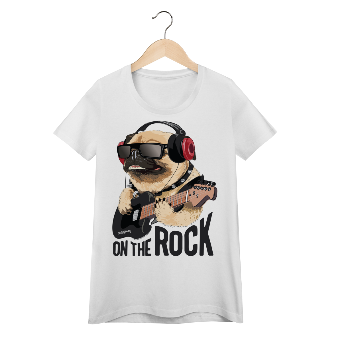 Baby Look Pug On The Rock
