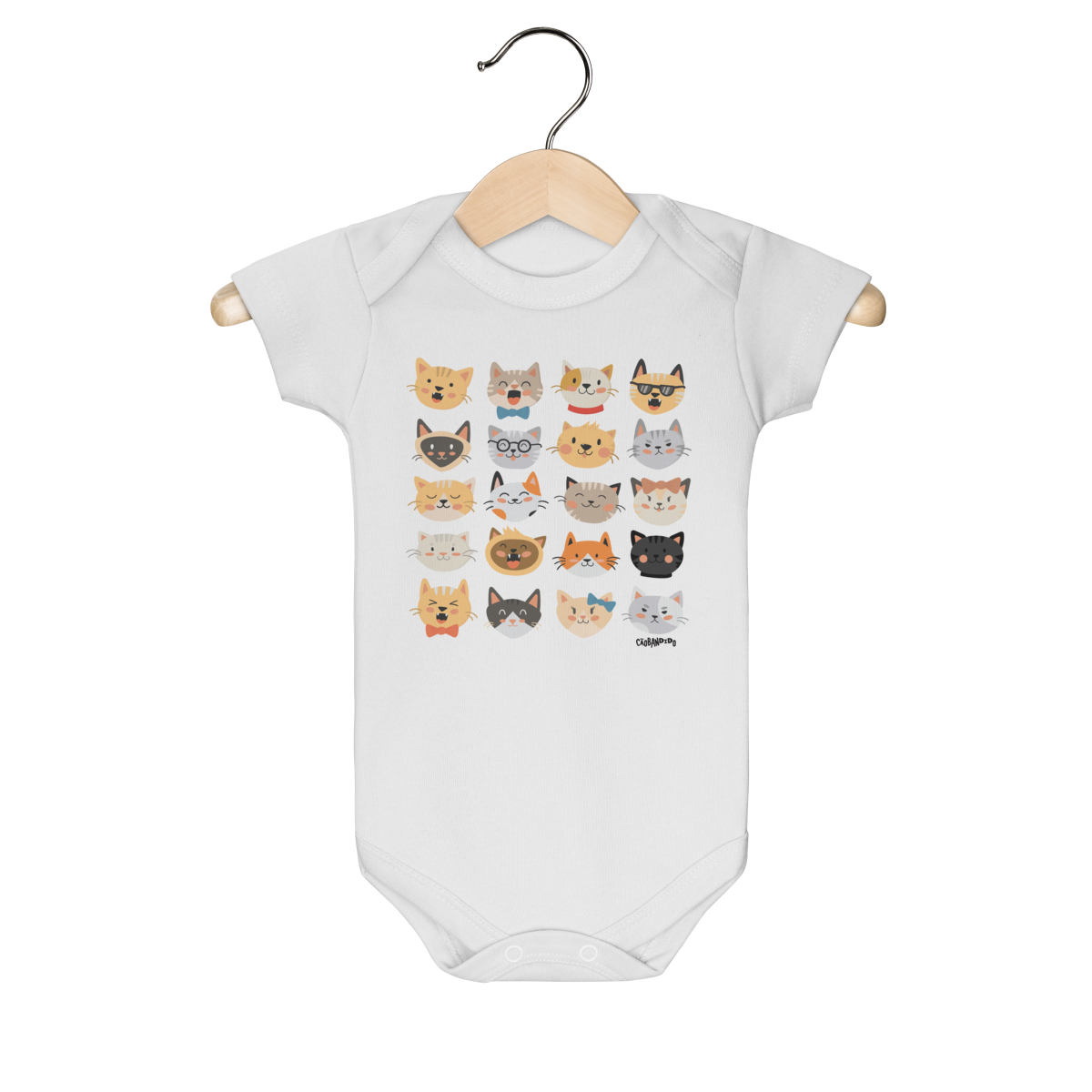 Body Bebê Cats Emoticons