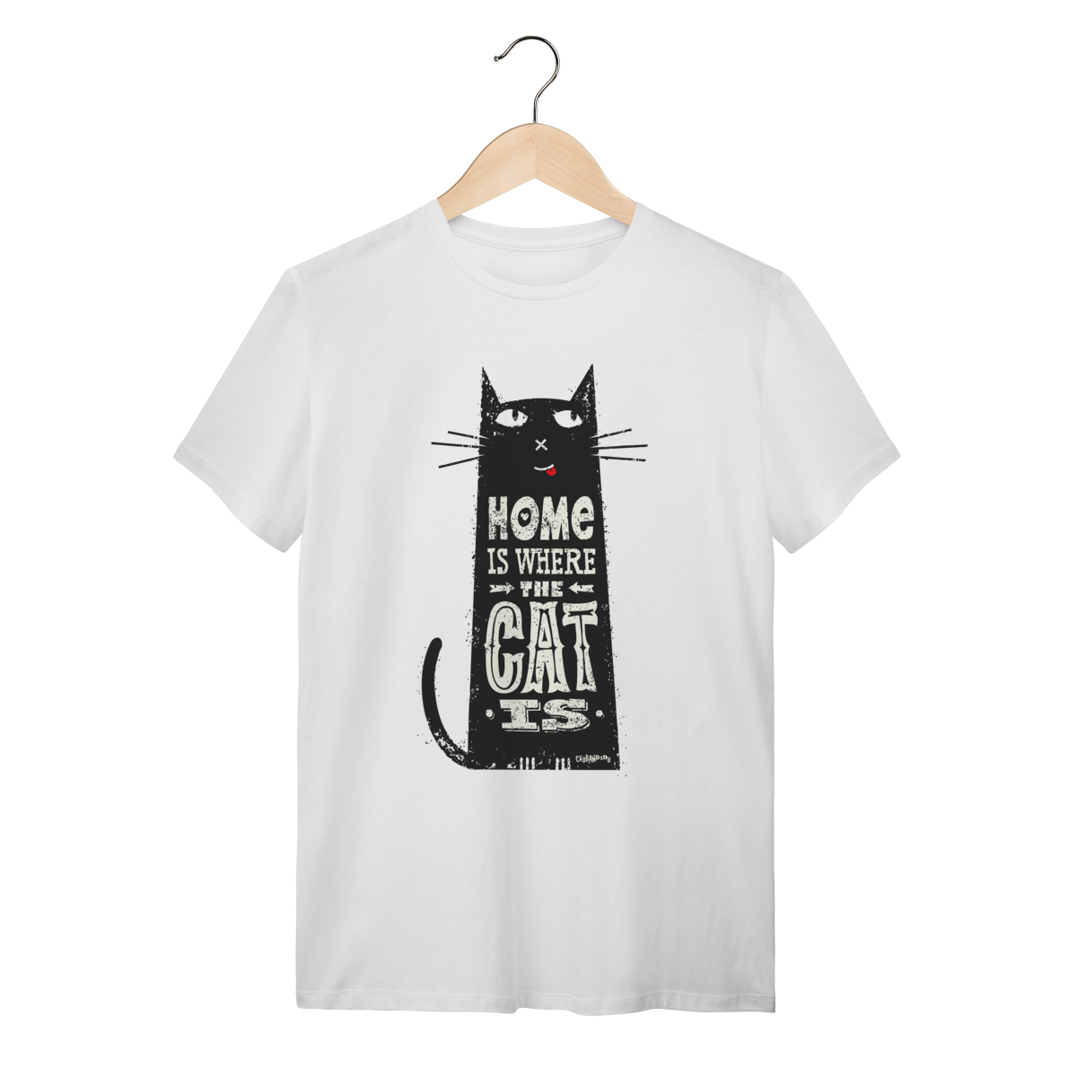 Nome do produto: Camiseta Home Is Where The Cat Is