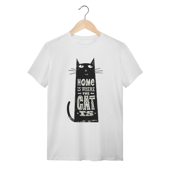 Camiseta Home Is Where The Cat Is