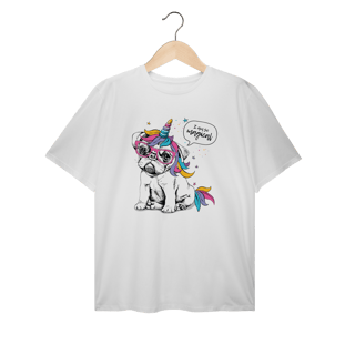Nome do produto Camiseta Plus Size Bulldog Francês Unicórnio - I am So Magical