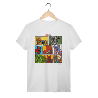Nome do produto Camiseta Marvel Dogs Super Heróis