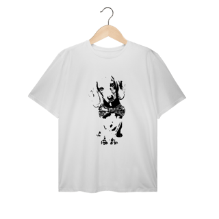 Nome do produto Camiseta Plus Size Dachshund de Gravatinha em Preto e Branco