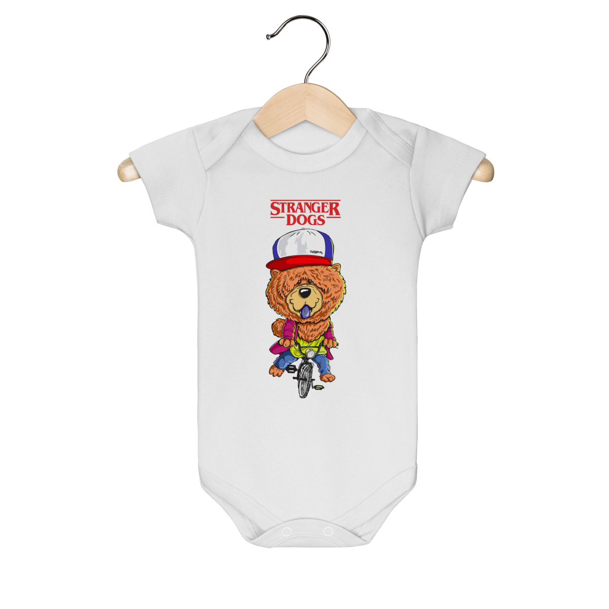 Nome do produto: Body Bebê Stranger Dogs