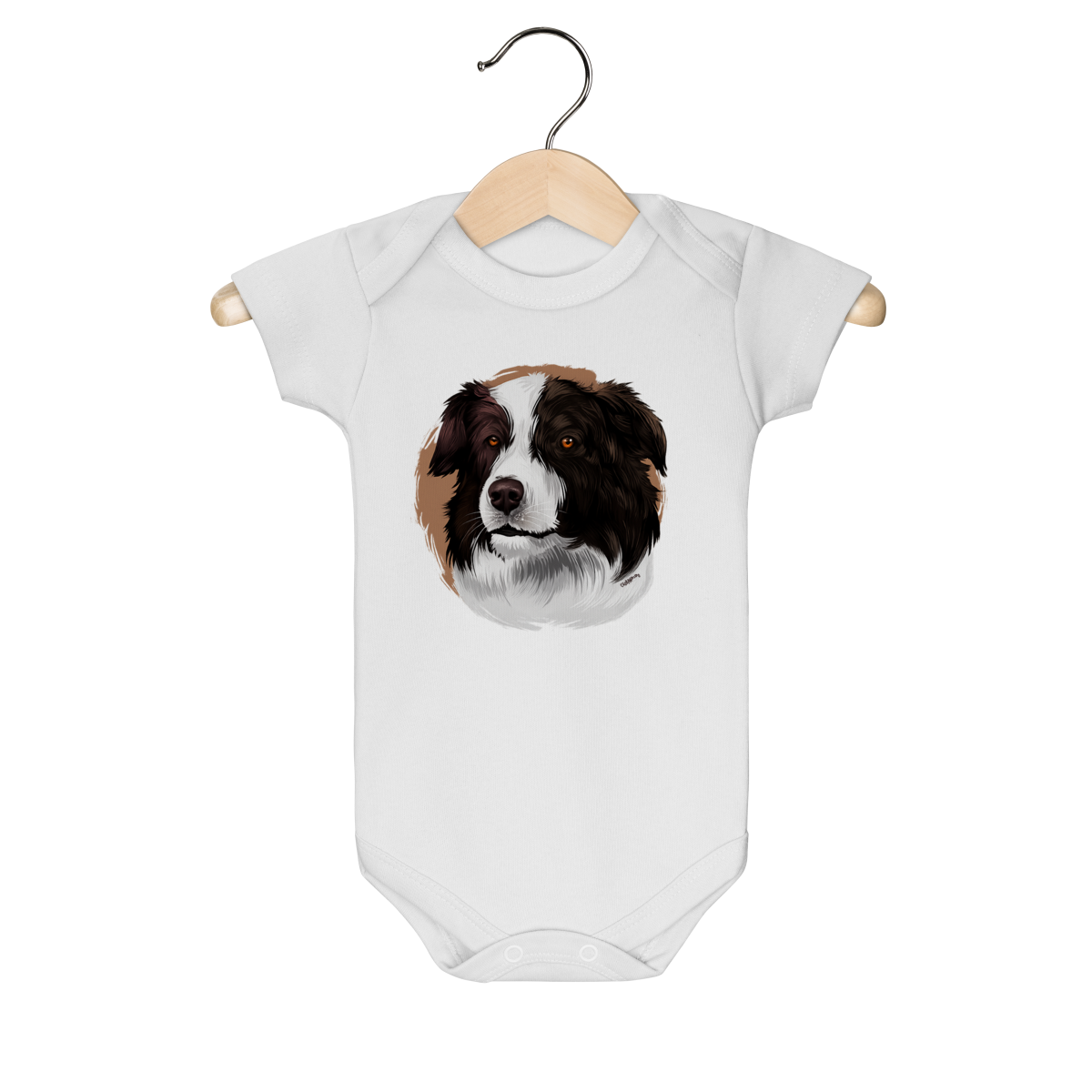 Nome do produto: Body Bebê Border Collie