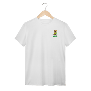 Nome do produto Camiseta Brasil Cachorrinho Futebol