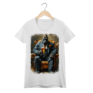 Nome do produto Camiseta Feminina Baby Look Macaco - Modelo 7