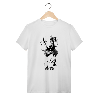 Nome do produto Camiseta Dachshund de Gravatinha em Preto e Branco