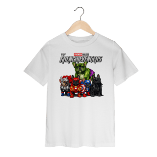 Nome do produto Camiseta Infantil Frenchievengers