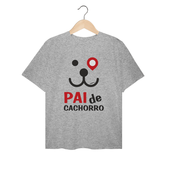 Camiseta Plus Size Pai de Cachorro