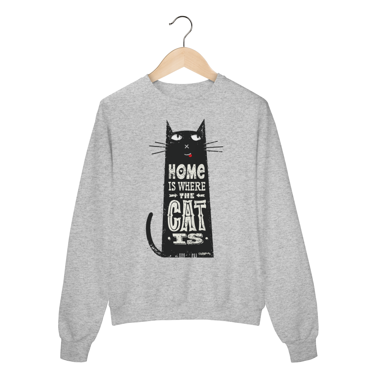 Nome do produto: Blusão Moletom Home Is Where The Cat Is