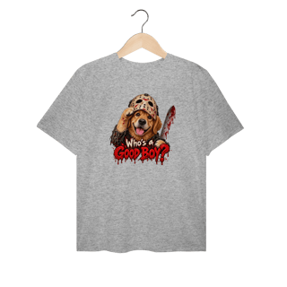 Camiseta Plus Size Sexta-Feira 13 - Who's a Good Boy